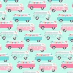 5-tlg. Stoffpaket Jersey Camper Bus -STOFFWELTEN Verkäufe 5 tlg stoffpaket jersey camper bus6