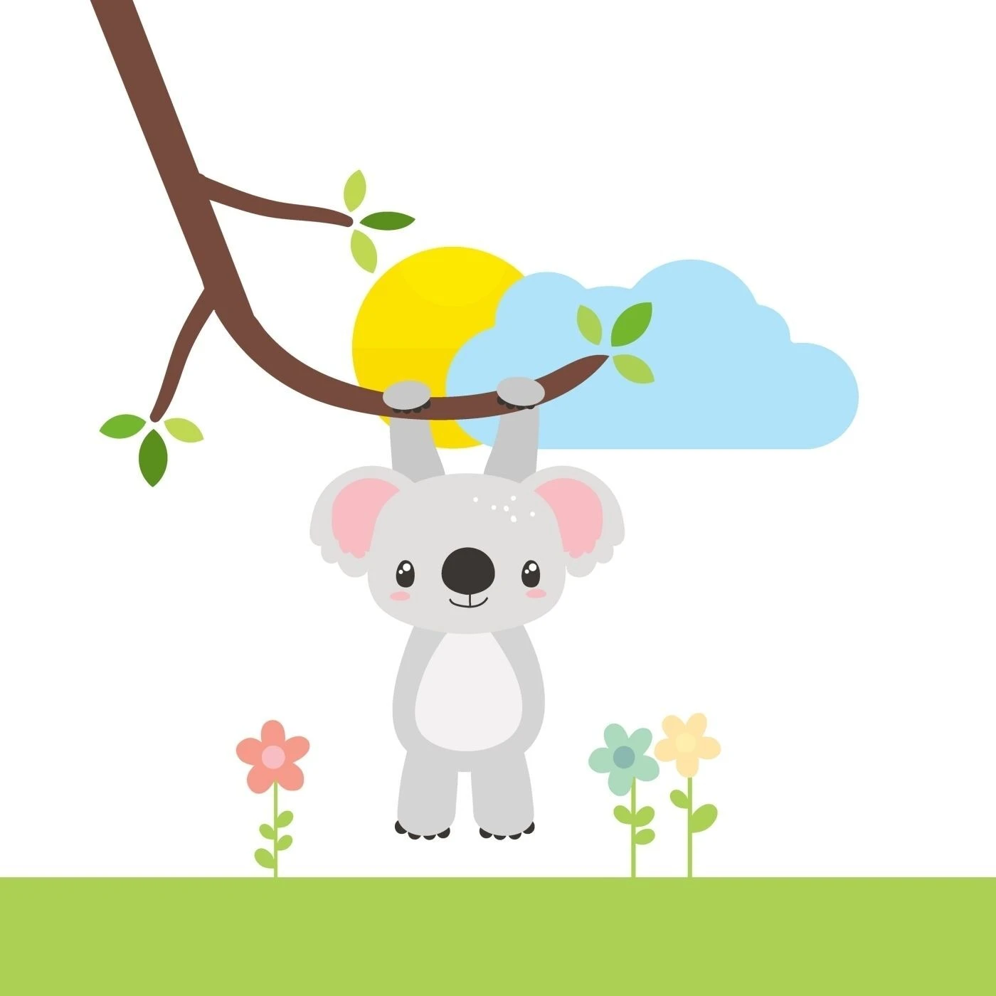 5-tlg. Stoffpaket Jersey Carla Koala 4 5-tlg. Stoffpaket Jersey Carla Koala – Bild 2