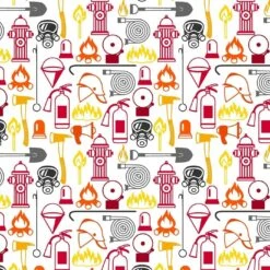 5-tlg. Stoffpaket Jersey Feuerwehr -STOFFWELTEN Verkäufe 5 tlg stoffpaket jersey feuerwehr3