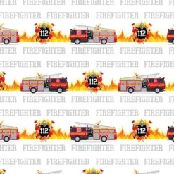 5-tlg. Stoffpaket Jersey Feuerwehr -STOFFWELTEN Verkäufe 5 tlg stoffpaket jersey feuerwehr6