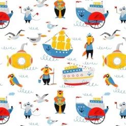 5-tlg. Stoffpaket Jersey Maritim -STOFFWELTEN Verkäufe 5 tlg stoffpaket jersey maritim3