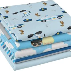 5-tlg. Stoffpaket Jersey Polizei