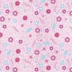 Baumwolle, Blumen, Kombi Schultüte Rehkitz, Hochwertige Popeline