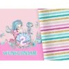 Bio-Jersey WUNSCHNAME Panel + Kombistoff 2. Geburtstag Mermaid Party - Meerjungfrauen, 2 In 1 -STOFFWELTEN Verkäufe bio jersey wunschname panel kombistoff 2 geburtstag mermaid party meerjungfrauen 2 in 1