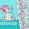 Bio-Jersey WUNSCHNAME Panel + Kombistoff 8. Geburtstag Mermaid Party - Meerjungfrauen, 2 In 1 -STOFFWELTEN Verkäufe bio jersey wunschname panel kombistoff 8 geburtstag mermaid party meerjungfrauen 2 in 1