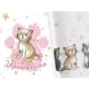 Bio-Jersey WUNSCHNAME Panel + Kombistoff Cuddle Cats, Rosa, 2 In 1 -STOFFWELTEN Verkäufe bio jersey wunschname panel kombistoff cuddle cats rosa 2 in 1