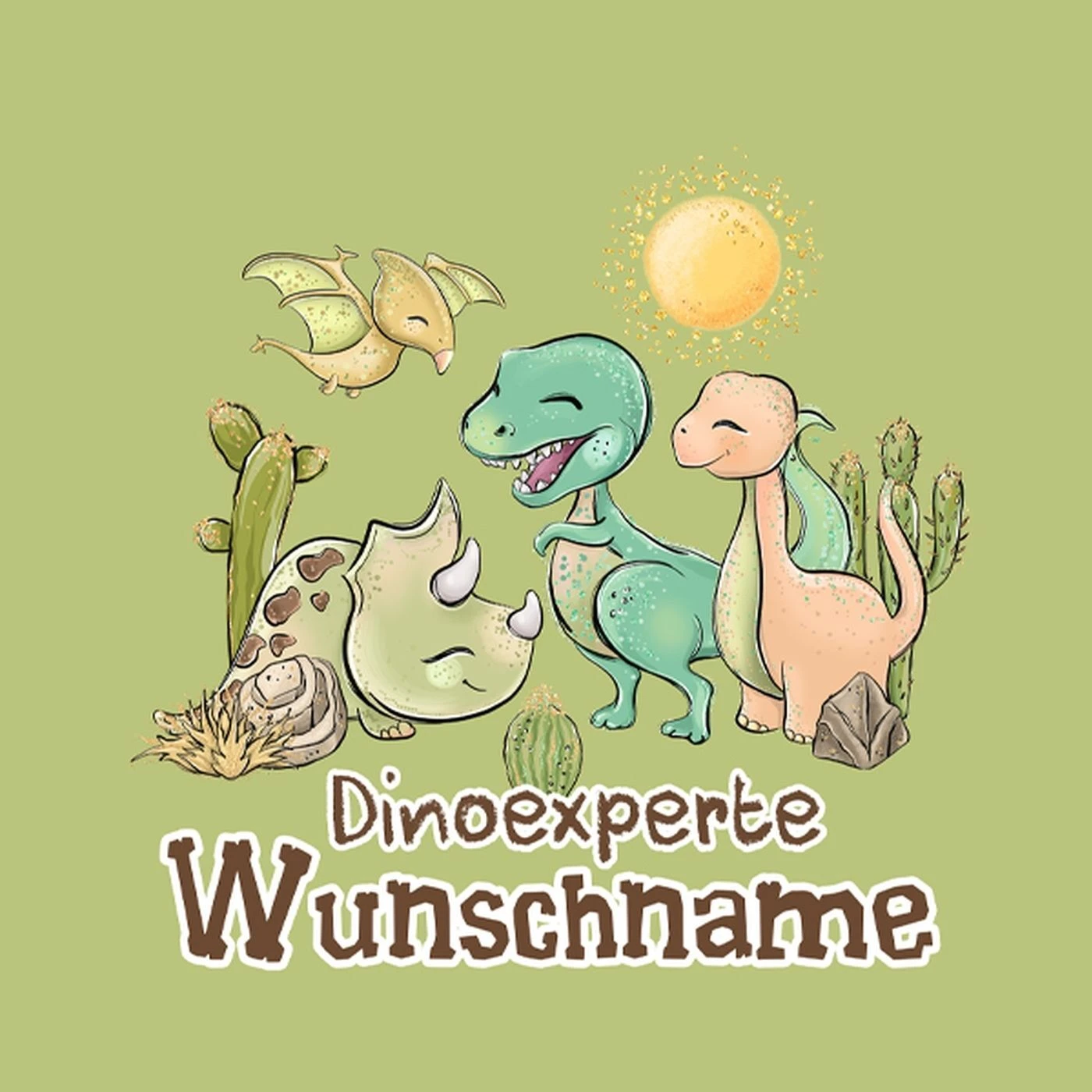 Bio-Jersey WUNSCHNAME Panel + Kombistoff Dinoforscher, 2 In 1 4 Bio-Jersey WUNSCHNAME Panel + Kombistoff Dinoforscher, 2 In 1 – Bild 2