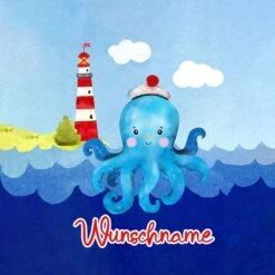 Titelseite -STOFFWELTEN Verkäufe bio jersey wunschname panel kombistoff freunde der see kracke 2 in 12