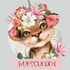 Titelseite -STOFFWELTEN Verkäufe bio jersey wunschname panel kombistoff smiling friends tiger grau 2 in 12