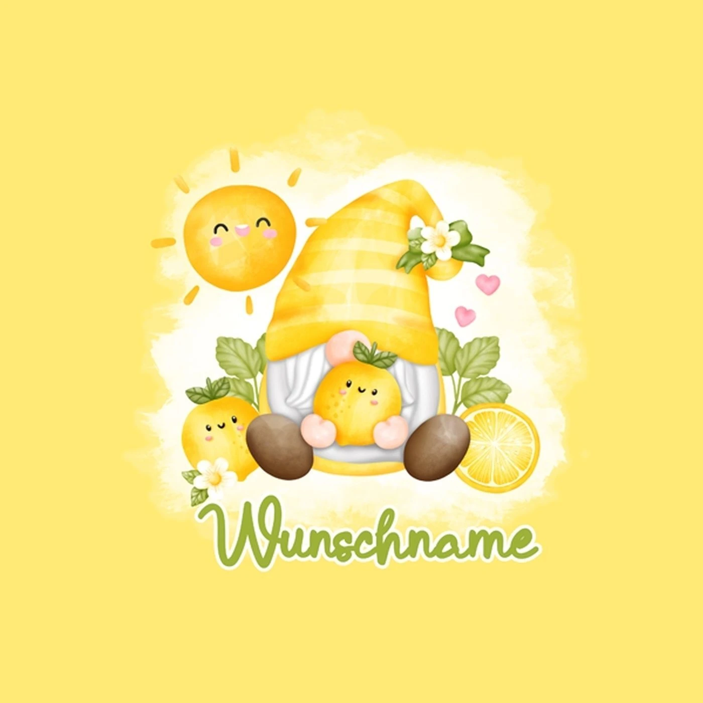 Bio-Jersey WUNSCHNAME Panel + Kombistoff Süße Früchtchen, Orange, 2 In 1 4 Bio-Jersey WUNSCHNAME Panel + Kombistoff Süße Früchtchen, Orange, 2 In 1 – Bild 2