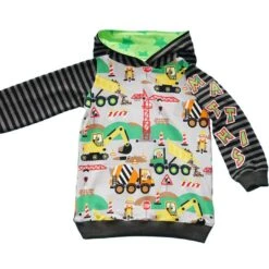 Bio-Sommersweat, At Work- Baustelle, Grau, Exklusiv Bei Uns -STOFFWELTEN Verkäufe bio sommersweat at work baustelle grau exklusiv bei uns3