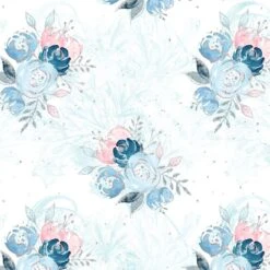 Bio-Sommersweat, Königin Des Eises, Rosen Blau