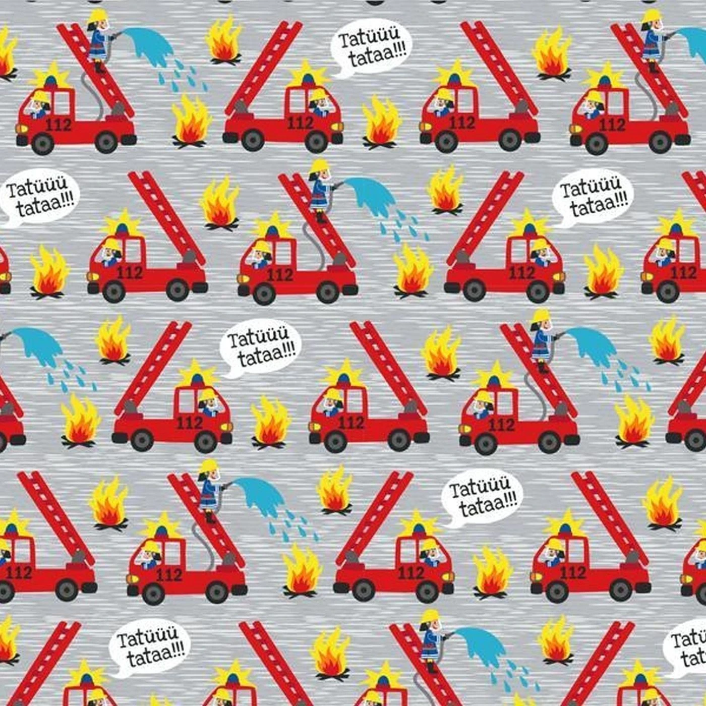 Bio-Sommersweat, Tatüüütataaa - Kombistoff Feuerwehr, Grau, Exklusiv Bei Uns 3 Bio-Sommersweat, Tatüüütataaa - Kombistoff Feuerwehr, Grau, Exklusiv Bei Uns