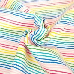 Hochw. Kunstleder STRIPES, Unregelmäßige Streifen, Lederimitat