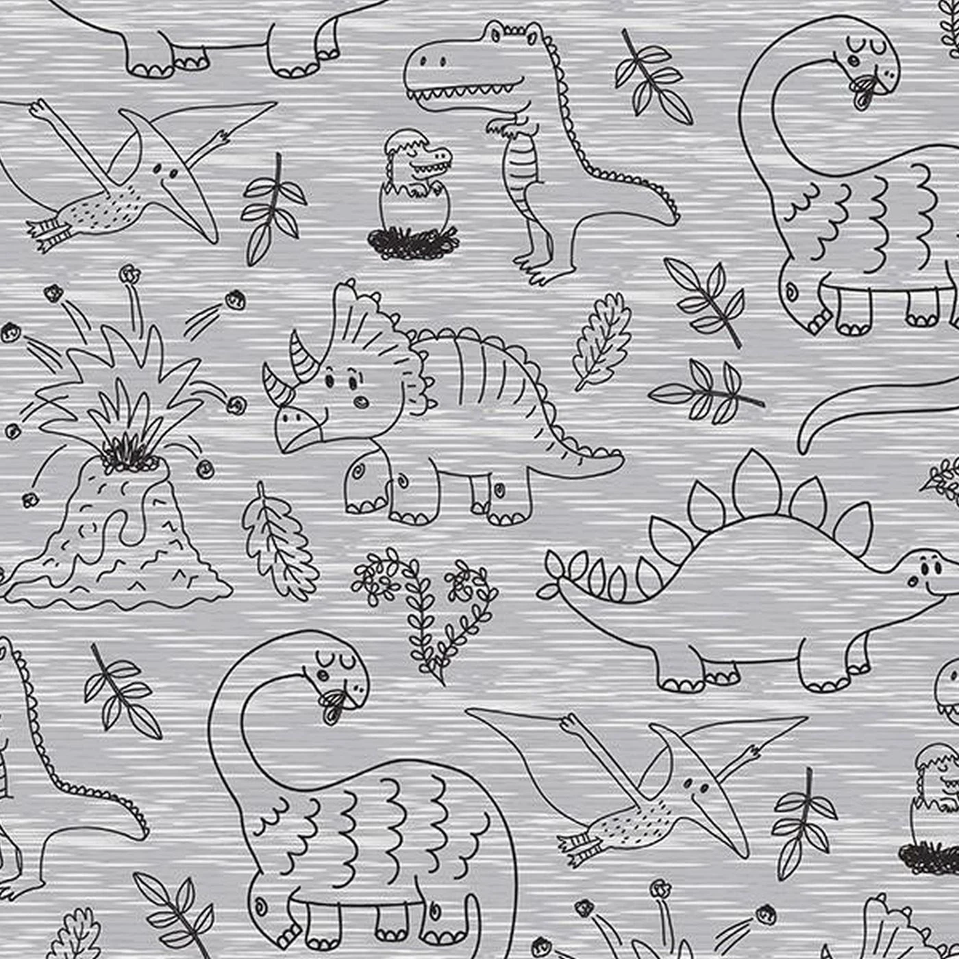 Musselin DINOLAND Grau Melange, Exklusiv Bei Uns 3 Musselin DINOLAND Grau Melange, Exklusiv Bei Uns