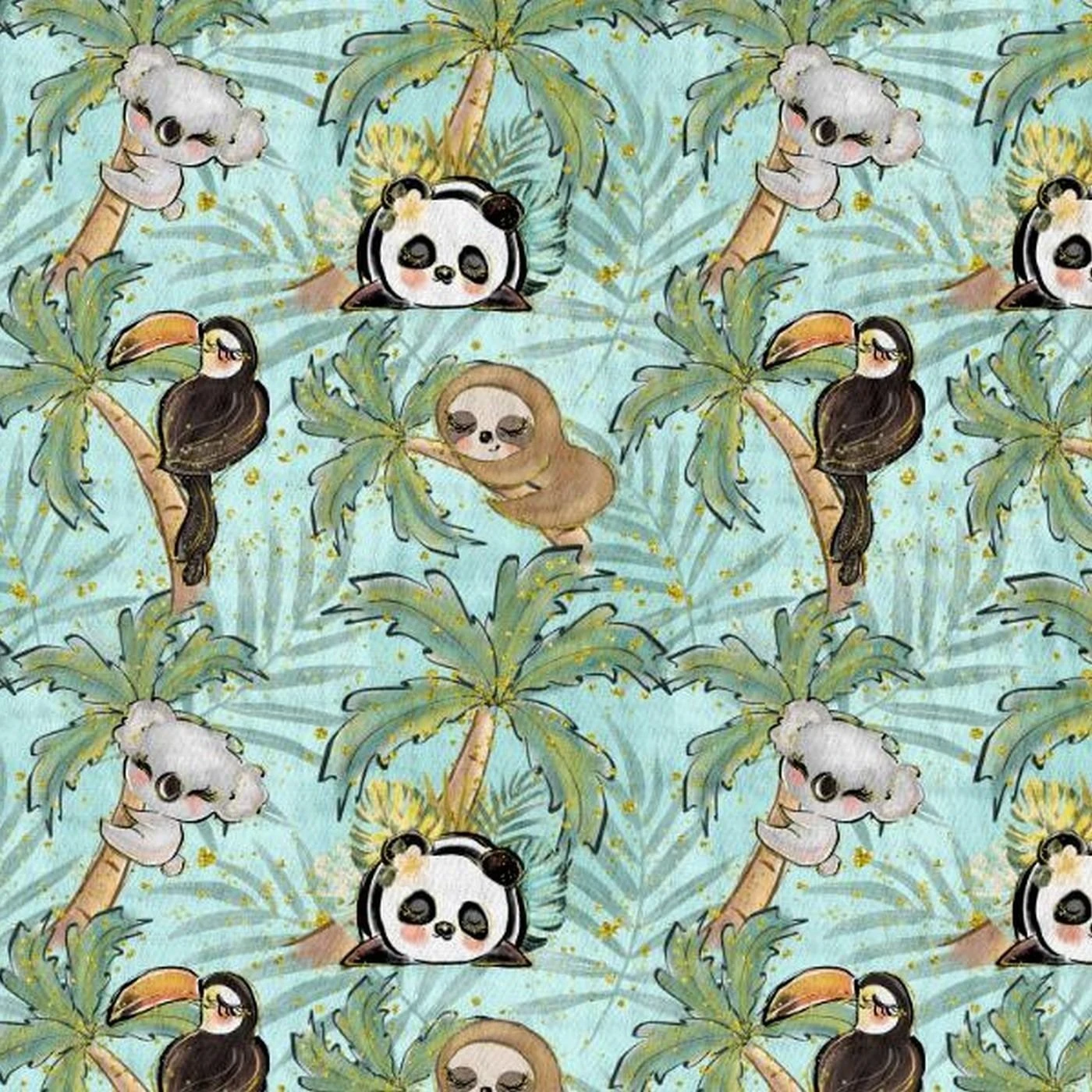 Musselin Dschungel 3 Musselin Dschungel