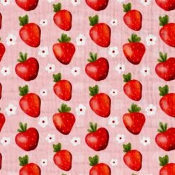 Musselin Erdbeeren