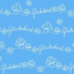 Musselin GLÜCKSKIND Blau, Exklusiv Bei Uns