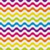 Musselin Regenbogen Wellig