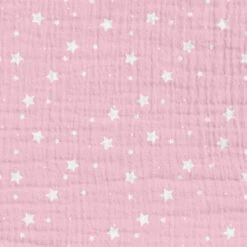 Musselin Sterne Auf Rosa
