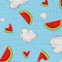 Musselin Wassermelone