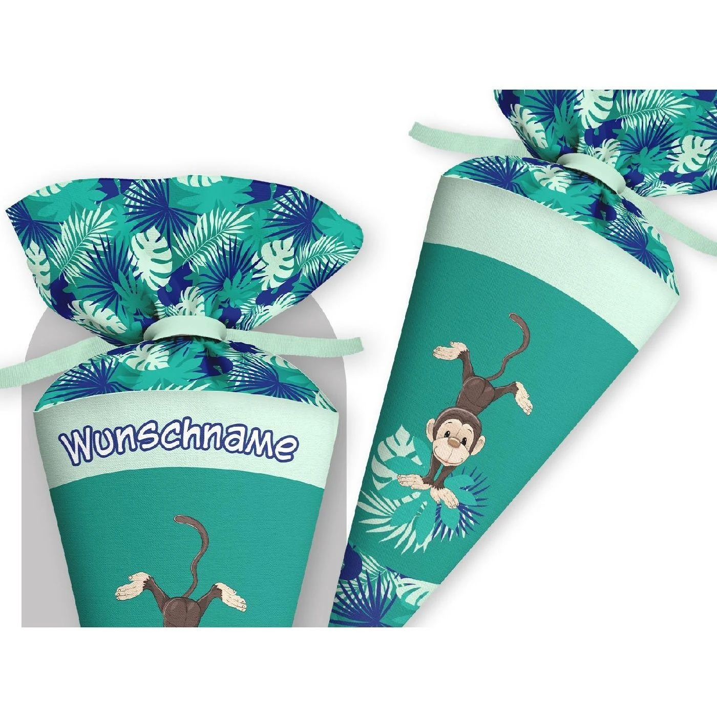 Schultüte Affe, Nähset Mit Rohling 3 Schultüte Affe, Nähset Mit Rohling