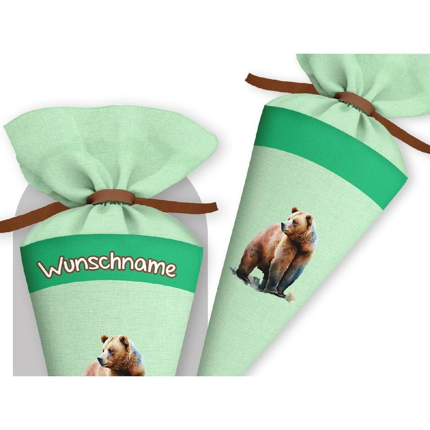 Schultüte Bär, Nähset Mit Rohling 3 Schultüte Bär, Nähset Mit Rohling