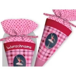Schultüte Ballerina, Nähset Mit Rohling