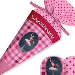 Schultüte Ballerina, Nähset Mit Rohling -STOFFWELTEN Verkäufe schultuete ballerina naehset mit rohling 13