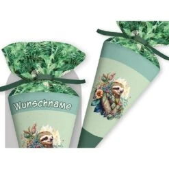 Schultüte Faultier, Nähset Mit Rohling