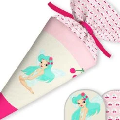 Schultüte Fee, Nähset Mit Rohling -STOFFWELTEN Verkäufe schultuete fee naehset mit rohling 12