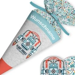 Schultüte Flight Vehicle, Nähset Mit Rohling 7 Schultüte Flight Vehicle, Nähset Mit Rohling -STOFFWELTEN Verkäufe schultuete flight vehicle naehset mit rohling 13