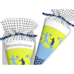 Schultüte Fußballspieler, Nähset Mit Rohling