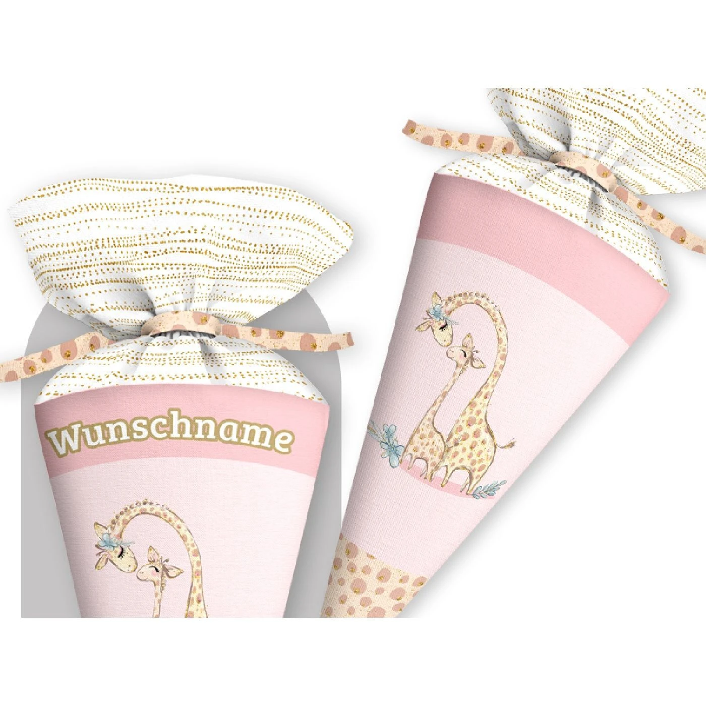 Schultüte Giraffen, Nähset Mit Rohling 3 Schultüte Giraffen, Nähset Mit Rohling