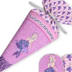 Schultüte Glitzer Meerjungfrau, Nähset Mit Rohling 7 Schultüte Glitzer Meerjungfrau, Nähset Mit Rohling -STOFFWELTEN Verkäufe schultuete glitzer meerjungfrau naehset mit rohling 13