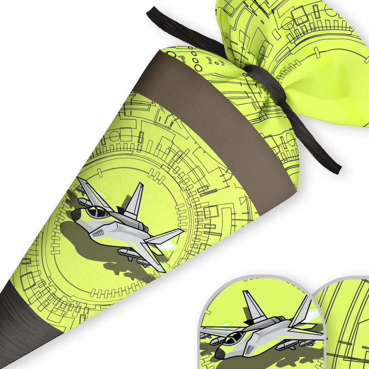 Schultüte Jet, Nähset Mit Rohling 4 Schultüte Jet, Nähset Mit Rohling – Bild 2