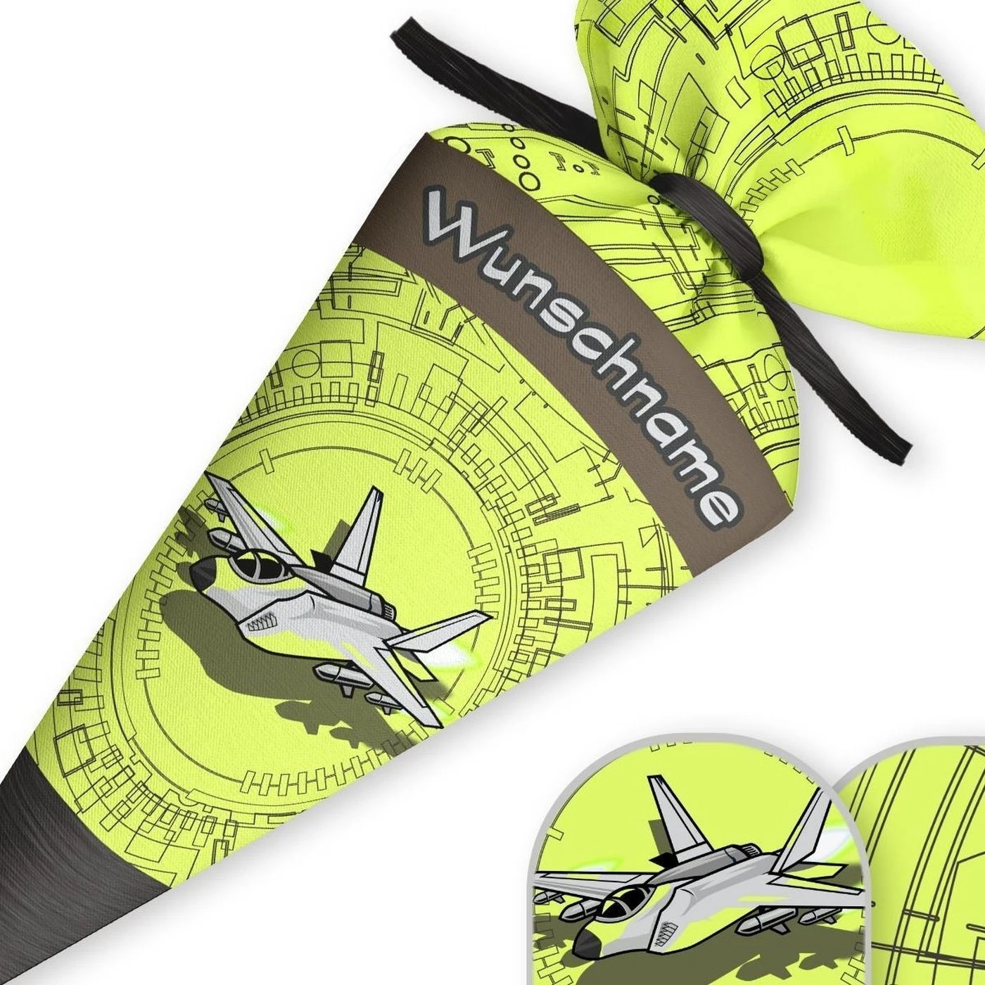 Schultüte Jet, Nähset Mit Rohling 5 Schultüte Jet, Nähset Mit Rohling – Bild 3