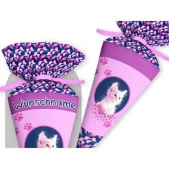 Schultüte Katze, Nähset Mit Rohling