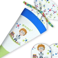 Schultüte Kleiner Professor, Nähset Mit Rohling 6 Schultüte Kleiner Professor, Nähset Mit Rohling -STOFFWELTEN Verkäufe schultuete kleiner professor naehset mit rohling 12