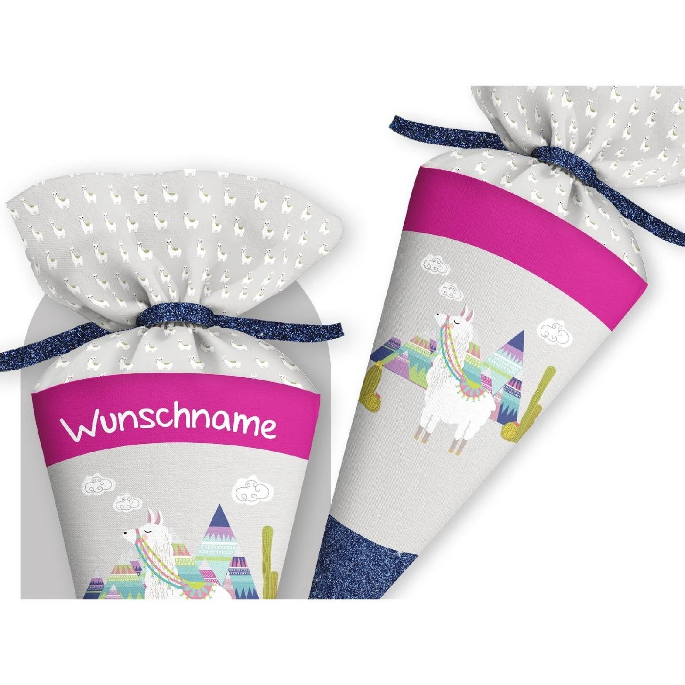 Schultüte Lama, Nähset Mit Rohling 3 Schultüte Lama, Nähset Mit Rohling