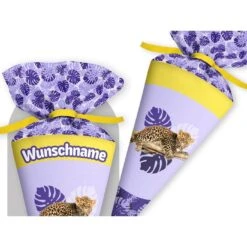 Schultüte Leopard, Nähset Mit Rohling