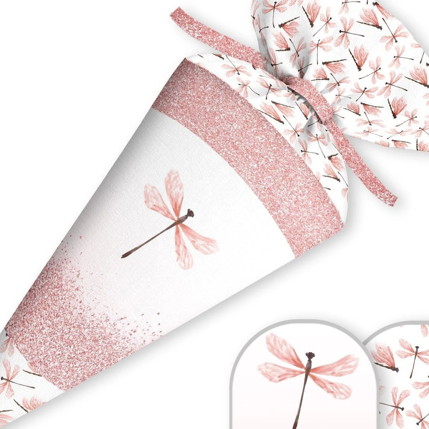 Schultüte Libelle, Nähset Mit Rohling 4 Schultüte Libelle, Nähset Mit Rohling – Bild 2