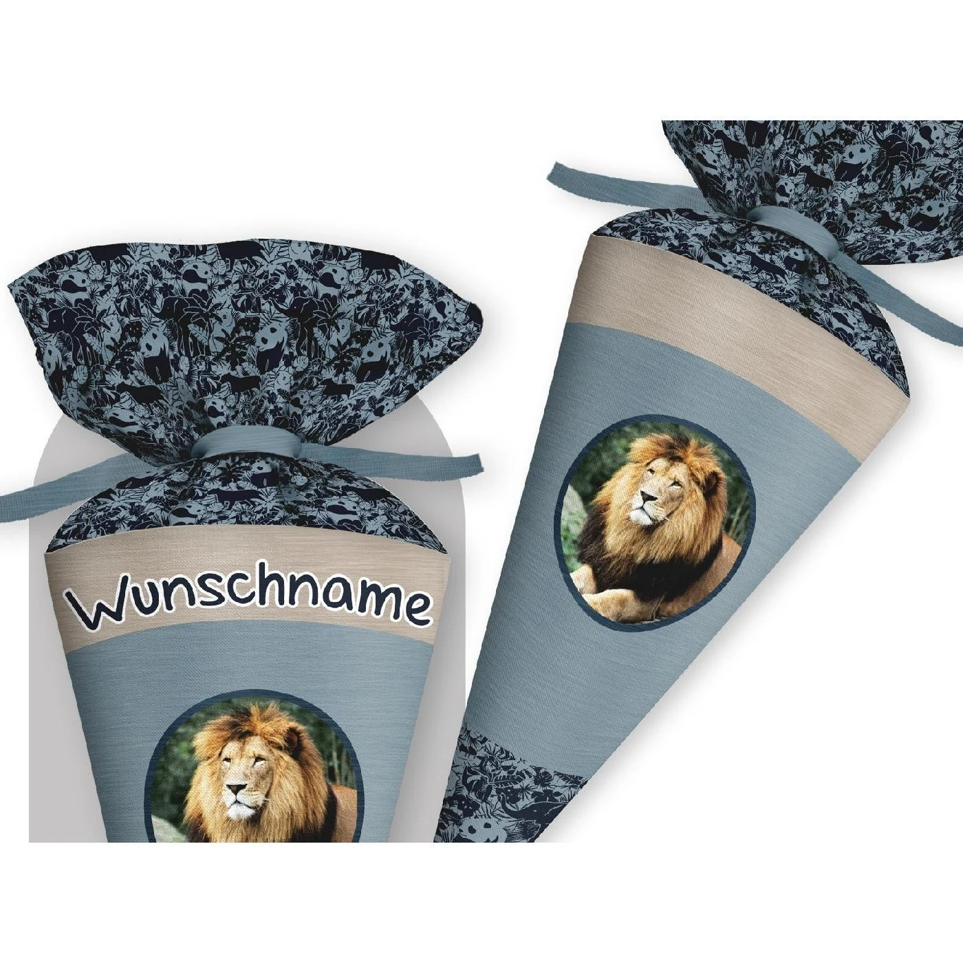 Schultüte Löwe, Nähset Mit Rohling 3 Schultüte Löwe, Nähset Mit Rohling