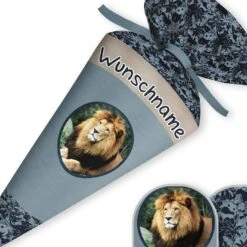 Schultüte Löwe, Nähset Mit Rohling 7 Schultüte Löwe, Nähset Mit Rohling -STOFFWELTEN Verkäufe schultuete loewe naehset mit rohling 13