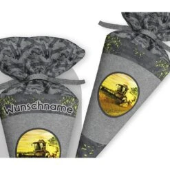 Schultüte Mähdrescher, Nähset Mit Rohling