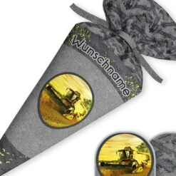 Schultüte Mähdrescher, Nähset Mit Rohling -STOFFWELTEN Verkäufe schultuete maehdrescher naehset mit rohling 13