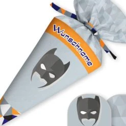 Schultüte Maske, Nähset Mit Rohling -STOFFWELTEN Verkäufe schultuete maske naehset mit rohling 13