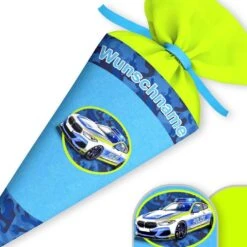 Schultüte Polizeiauto, Nähset Mit Rohling 7 Schultüte Polizeiauto, Nähset Mit Rohling -STOFFWELTEN Verkäufe schultuete polizeiauto naehset mit rohling 13