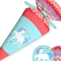 Schultüte Pony, Nähset Mit Rohling