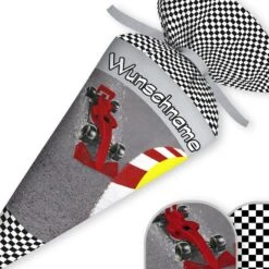 Schultüte Racer, Nähset Mit Rohling -STOFFWELTEN Verkäufe schultuete racer naehset mit rohling 13